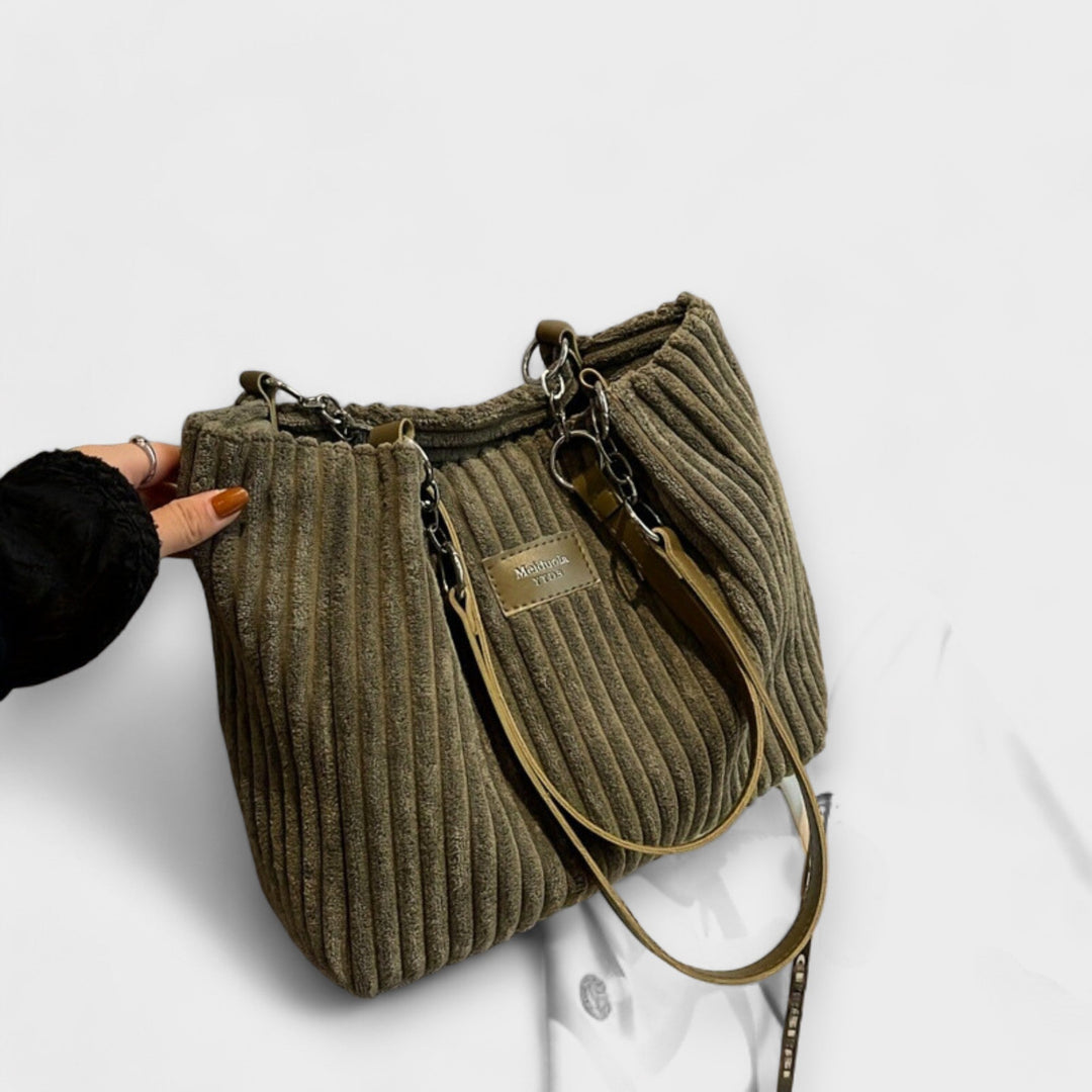ロンヤ | コーデュロイ製ショルダーバッグ